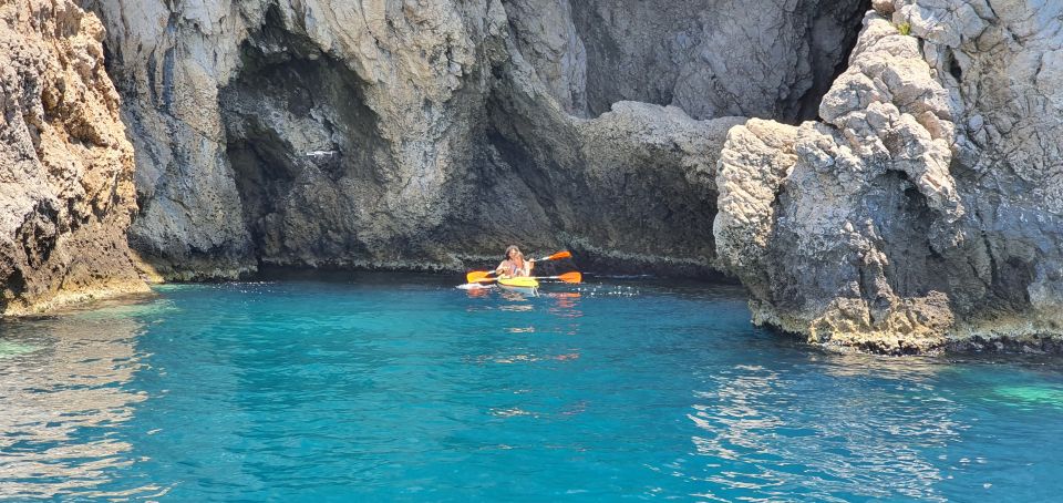 Taormina: Kayak Coastal Tour to Isola Bella and Blue Grotto - Experience Highlights