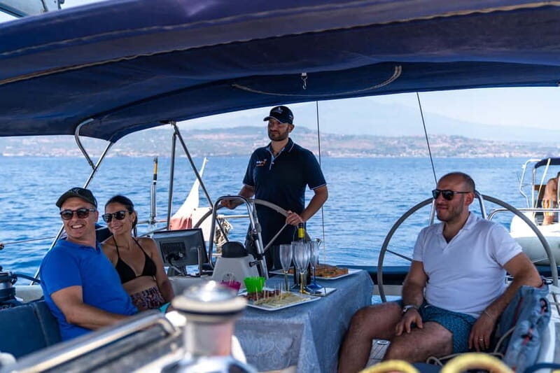 Taormina: Sailing boat tour with aperitif included - Key Points