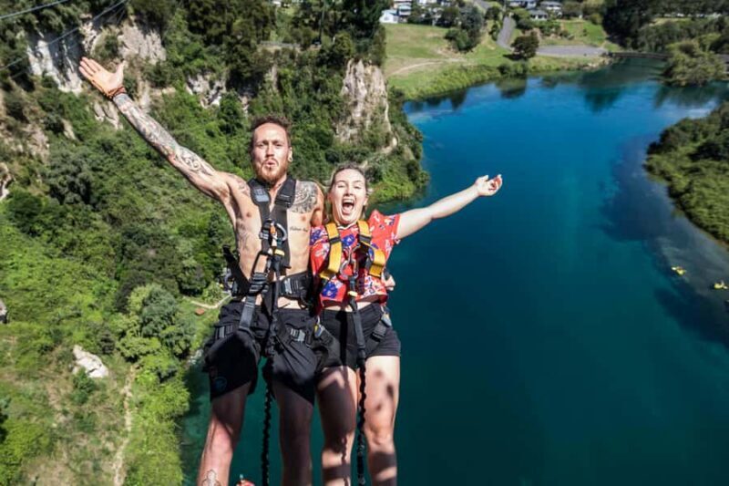 Taup: AJ Hackett Taup Bungy - NZ's Highest Water Touch! - The Experience in Detail: What to Expect at Taup Bungy