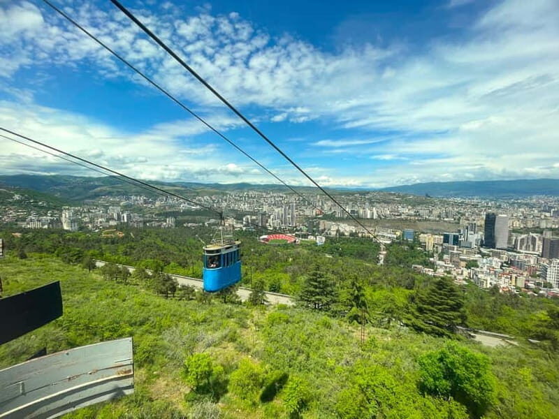 Tbilisi 2 Parks: Turtle Lake & Dedaena Park with Flea Market - Scenic Cable Car Ride: A Nostalgic Touch