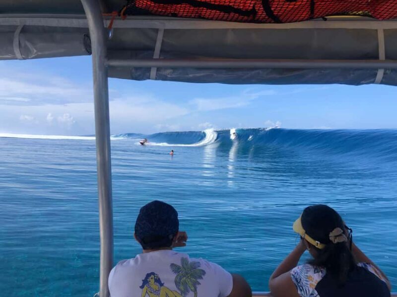 Teahupoo : First row Tahiti Pro taxi boat Tour - Practical Details & What to Bring