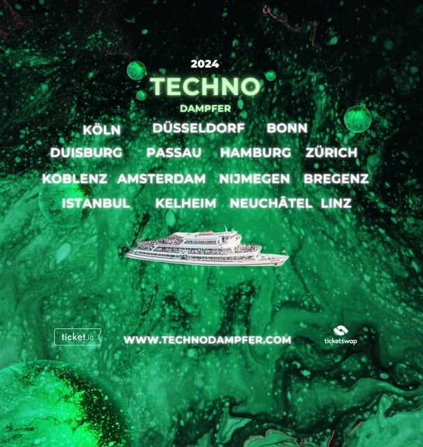 Techno Dampfer Zurich W/ Kollektiv Turmstrasse - Afterparty