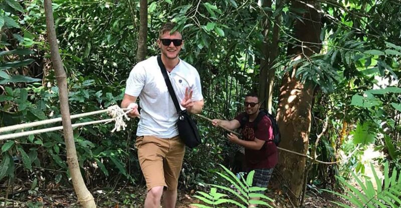 Temple and Jungle Trekking Tour With Lunch at Farm-To-Table - Key Points