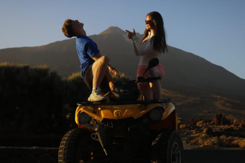 Tenerife: Teide Volcano Sunset Quad Bike Tour With Drinks - Capturing Stunning Moments