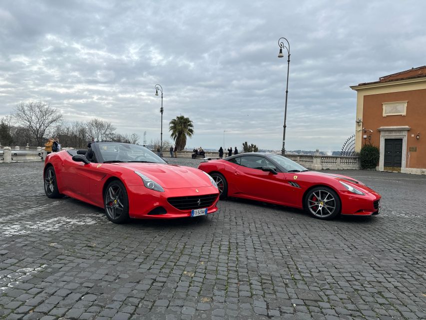 Testdrive Ferrari Guided Tour of the Tourist Areas of Rome - Booking Information