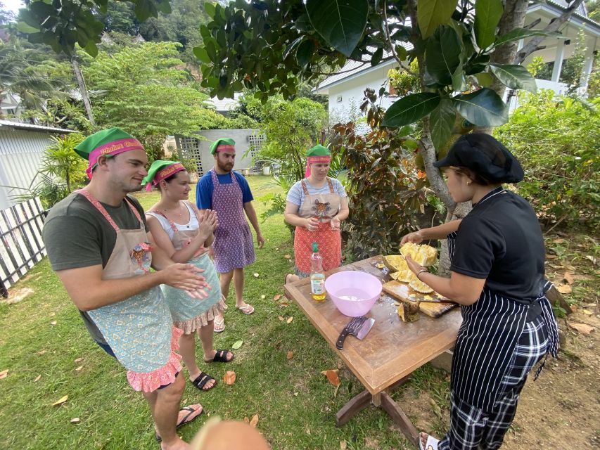 Thai Cooking Class With Market Tour Garden Tour - Pickup and Drop-off
