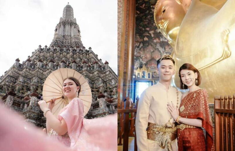 Thai Costume Photographer at Wat Arun/Pho in Bangkok - Costume Rental Information