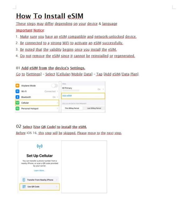 Thailand: Esim Data Plans - Customer Support Channels