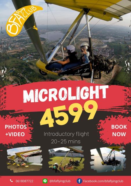 Thailand Microlight Aircraft Tours by BFA - Restrictions and Requirements