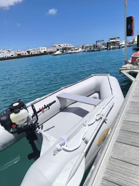 The best part: you can rent a zodiac without a license! - Key Points