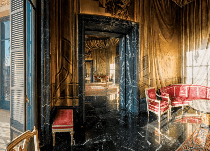 The March Palace Entry Ticket - Mural by Josep Sert