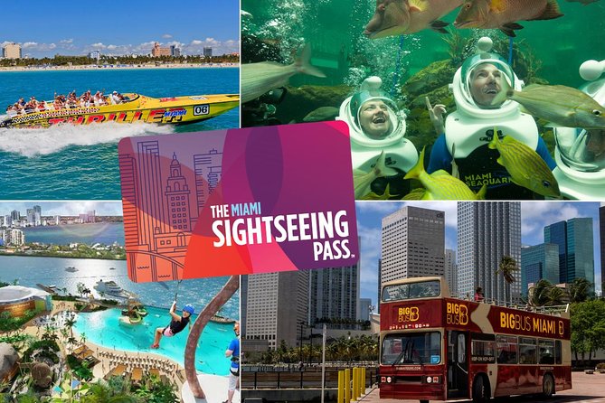 The Miami Sightseeing Flex Pass: 35 Attractions + Hop on Hop off - Meeting and Pickup Information