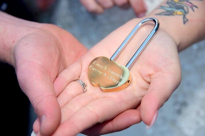 The Romance Package (Bell Tower tour for 2 people, plus personalised Love Lock) - Key Points