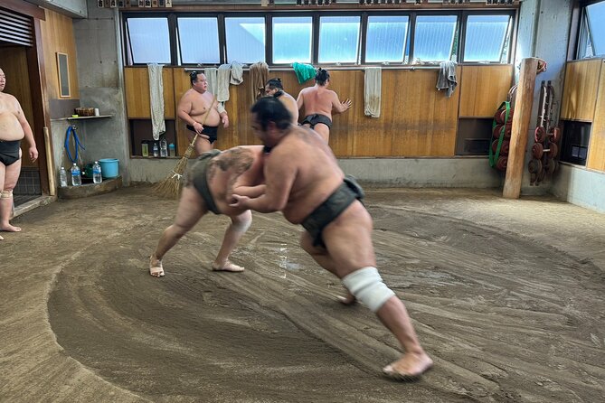 The Spirit of Sumo: Yokozuna Stable Morning Practice in Ryogoku - What to Expect During the Activity