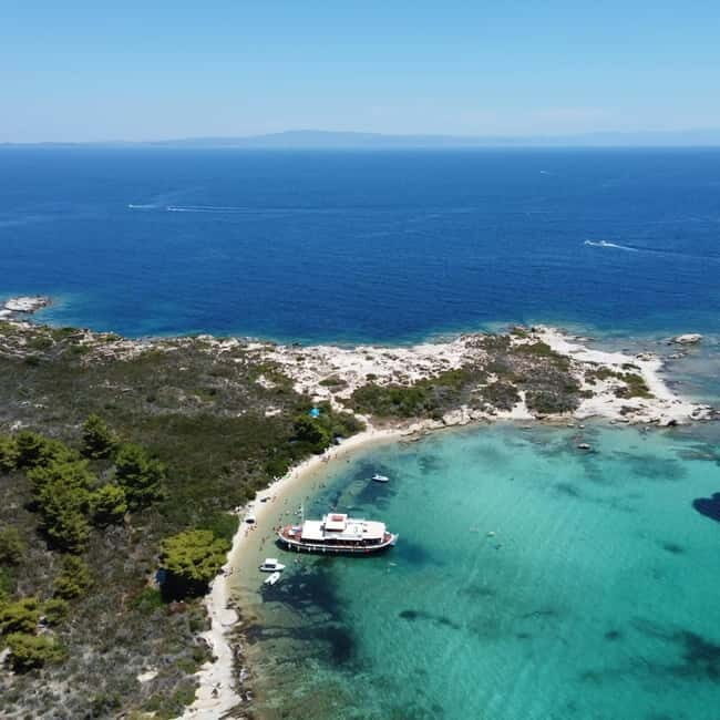 Thessaloniki: Sarti Cruise with 3 Swim Stops and Lunch - Second Stop: Diaporos Island and Vourvourou