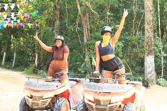Thrills in Tulum's Jungle: Rappel, Ziplines, ATVs, Cenote & more - Tasty Mexican Fare and Cultural Touches