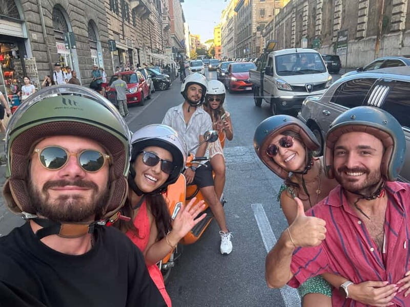 Tipsy Vespa Tour in Rome with Local - Key Points