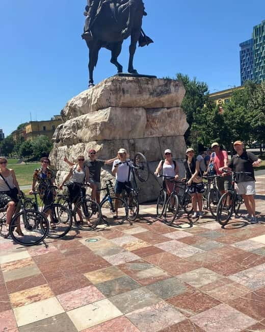Tirana Bike Tour History Culture and Ride through Grand Park - Key Points