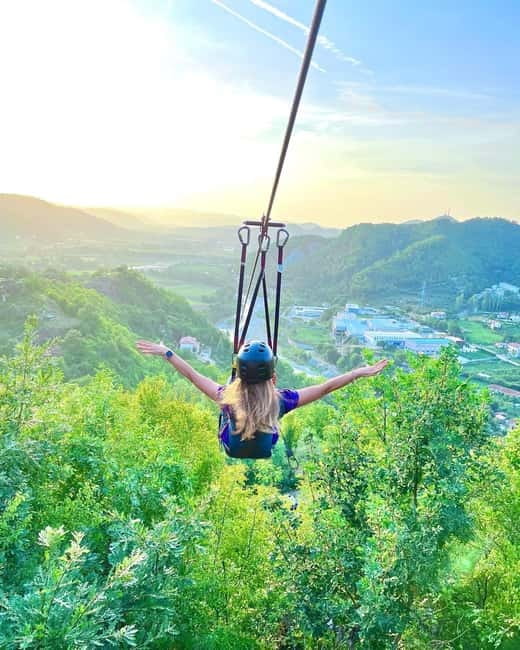 Tirana: The Balkans' Longest Zipline Petrela Adrenaline Tour - The Real Value of the Experience