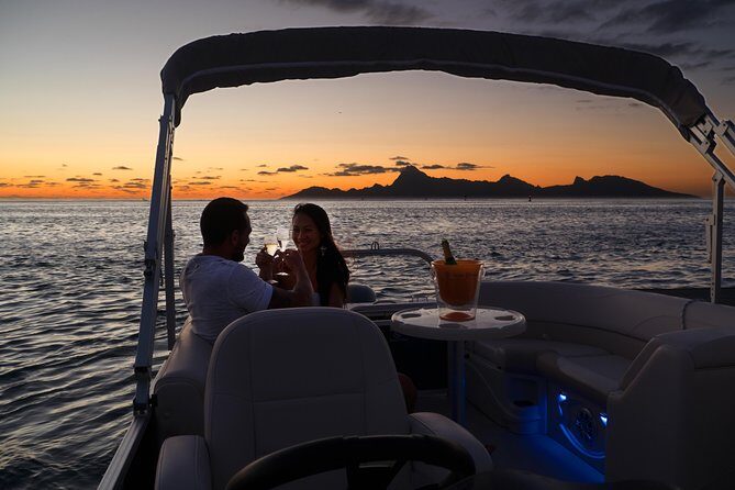 Toa Boat Bora Bora Private Sunset On Majestic Pontoon Boat - A deeper dive into this Bora Bora sunset cruise