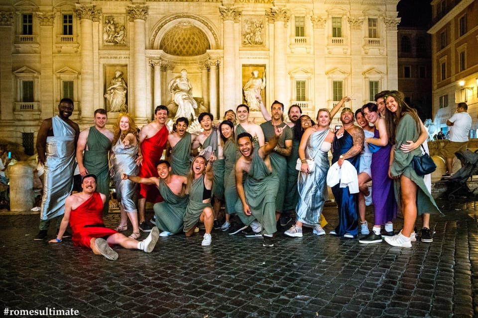 Toga Pub Crawl With Open-Bar Party in Rome - Experience Highlights