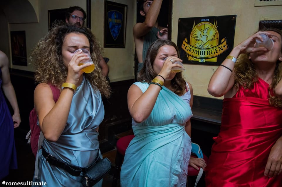 Toga Pub Crawl With Open-Bar Party in Rome - Recommendations and Requirements
