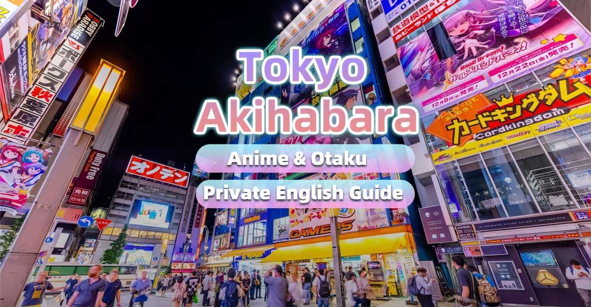 Tokyo: Anime&Otaku Private Tour With Expert English Guide - Frequently Asked Questions