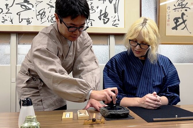 Tokyo: Calligraphy Workshop & Original T-Shirt Creation - Calligraphy Supplies and Experience