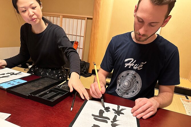 Tokyo: Calligraphy Workshop & Original T-Shirt Creation - Accessibility and Participation