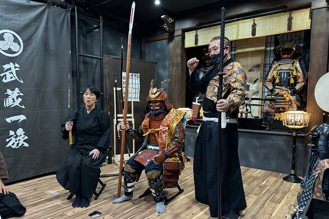 Tokyo: High-Class Samurai and Armor Experience, 90 Min. - Inclusions
