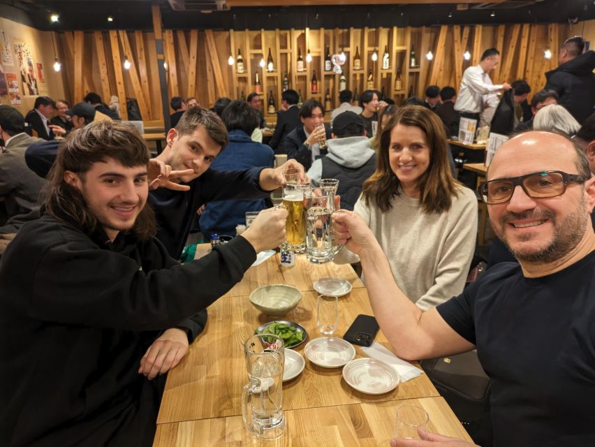 Tokyo Japanese Food Hopping Tour in Ueno Ameyoko at Night - Highlights of the Tour