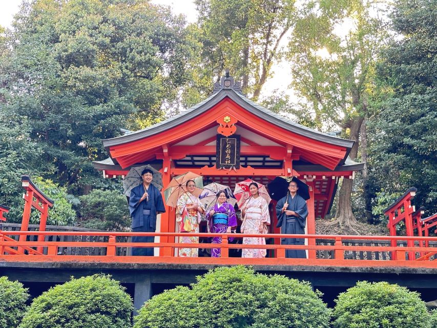 Tokyo: Kimono Dressing, Walking, and Photography Session - Strolling in Yanaka District