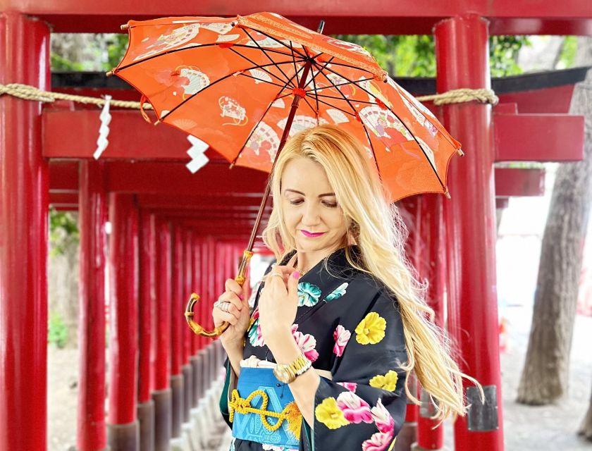 Tokyo: Kimono Dressing, Walking, and Photography Session - Capturing Kimono Moments on Camera