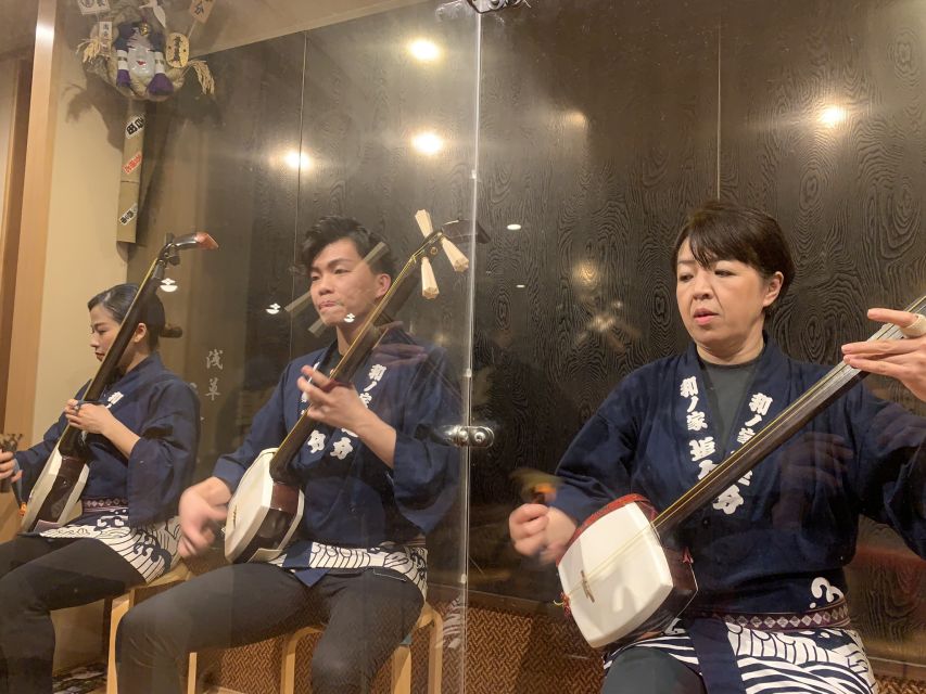 Tokyo: Traditional Asakusa Music Show With Dinner - Duration and Schedule
