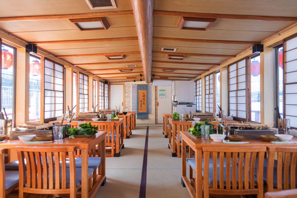 Tokyo: Yakatabune Dinner Cruise With Japanese Show & Drinks - International Rescue Insurance