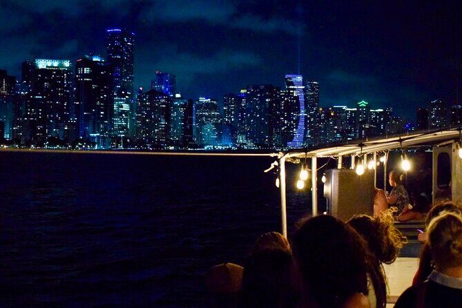 Top Rated 2 Hour Miami Night Skyline Cruise with Open Bar - An Authentic Miami Skyline Experience: Top-Rated 2-Hour Night Cruise with Open Bar