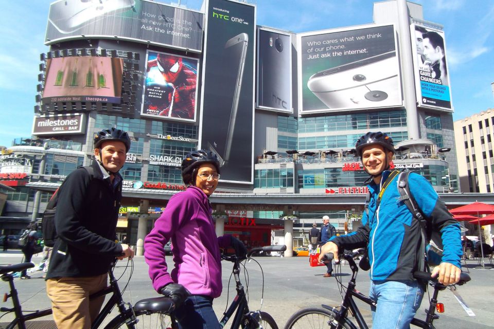 Toronto: Heart of Downtown 3.5-Hour Bike Tour - Inclusions and Meeting Point