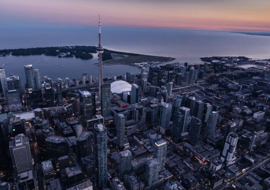Toronto: Private Twilight Helicopter Tour With Wine - Booking and Cancellation