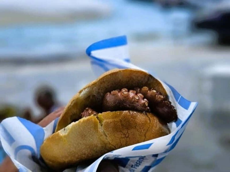 Torre Canne: E-Bike Ride by the Sea with Octopus Sandwich - The Food: Authentic and Delicious