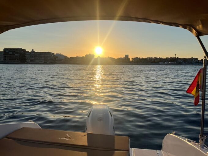Torrevieja: Sunset Onboard + Cava Cup - Enjoying the Sunset and Cava