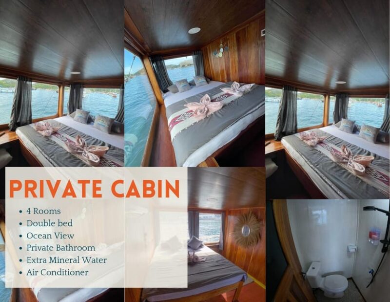 TOUR 3 ISLAND LABUAN BAJO WITH LUXURY BOAT 4D3N - Boat Specifications and Amenities