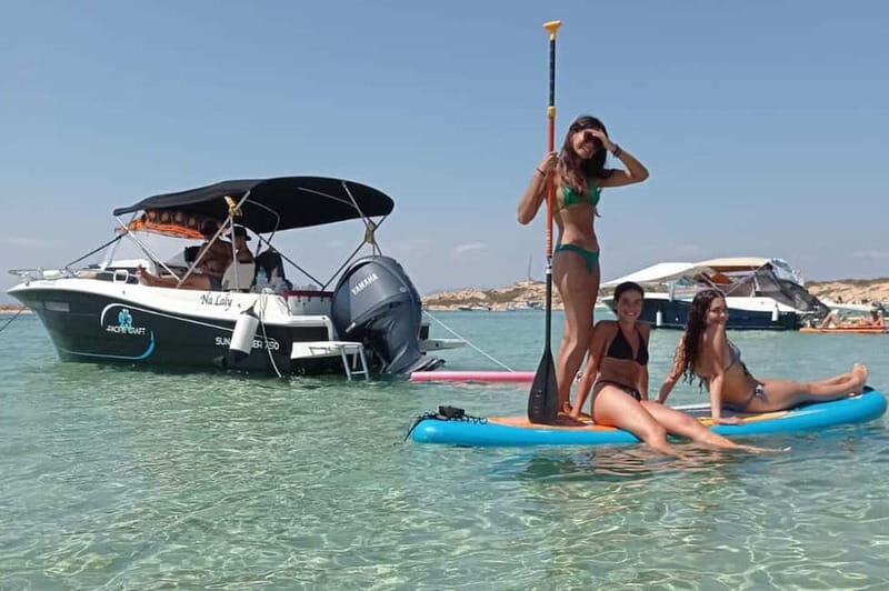 Tour: "Ibiza-Formentera" from the sea in a private boat - Starting Point and Departure