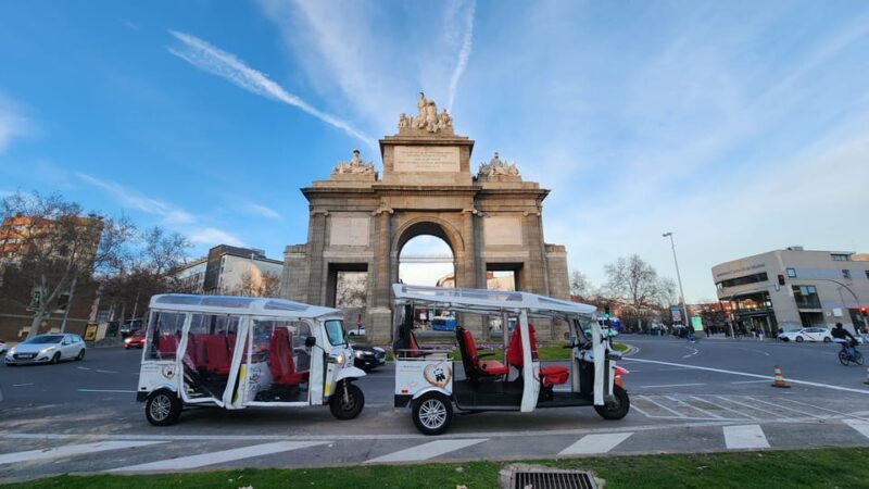 Tour Madrid: Secrets in a Electric Tuk Tuk - Uncover the Royal Palaces Grandeur