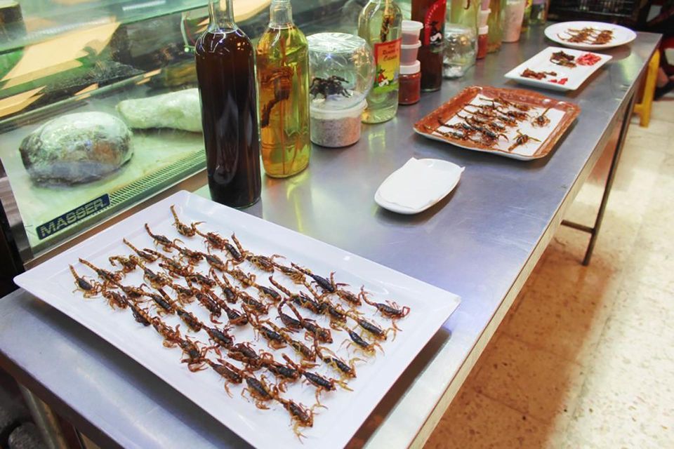 Tour of Mexican Markets With Mezcal and Traditional Food - Food Tasting at San Juan Market
