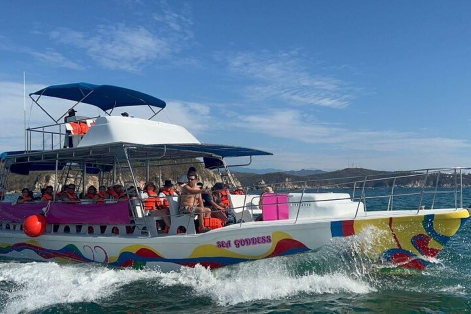 Tour of the Bays in Huatulco - Key Points