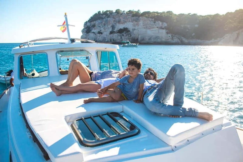 Traditional boat 10 beaches in the south of Menorca. Snorkeling, SUP and drinks - Key Points