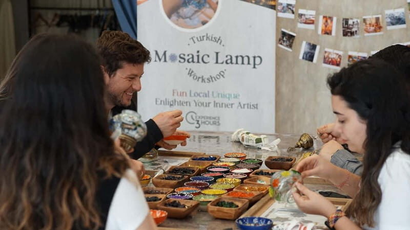 Traditional Mosaic Lamp & Candle Holder Workshop in Antalya - Key Points