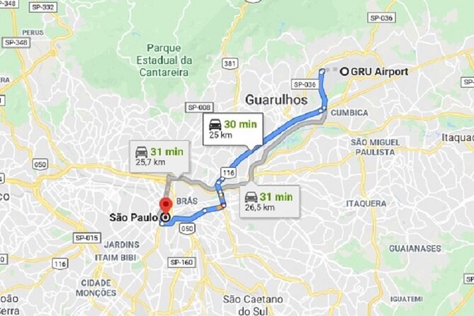 TRANSFER Guarulhos Airport (Gru) & Hotel X in & Out - Scheduling and Availability