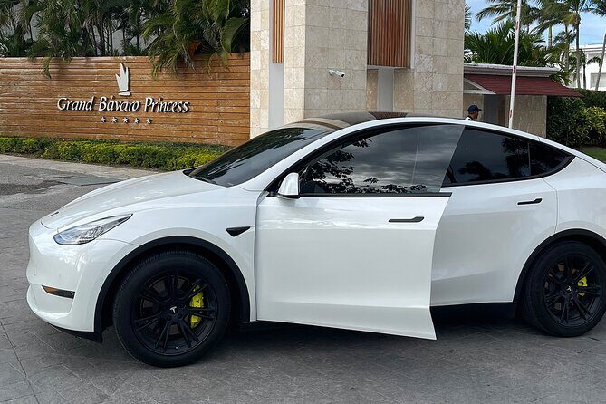 Transfer in Tesla from SDQ Airport to Santo Domingo - A Modern, Luxurious Start to Your Dominican Stay