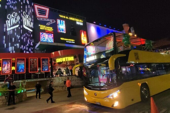 Transfers on Party Bus from Costa Mujeres to Cancun - Key Points